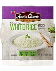 Annie Chun's Cooked White Sticky Rice, Gluten-Free, Vegan, Low Fat, Sushi Rice, 7.4-oz (Pack of 6)