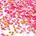 Tissue Confetti Circle Dots for Table Wedding Birthday Party Decoration, 1cm in Diameter (gold,pink,hot pink,60 grams)