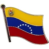 Venezuela 2006 Flag Die-struck Metal Single Lapel Pin with Butterfly Clasp Closure