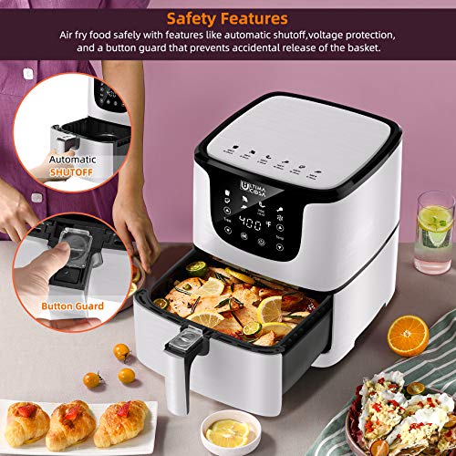 Ultima Cosa Air Fryer, 5.8QT Oil Free XL Electric Hot Air Fryers Oven