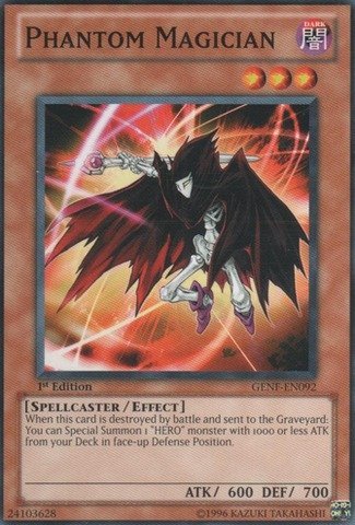 Yu-Gi-Oh! - Phantom Magician (GENF-EN092) - Generation Force - Unlimited Edition - Common