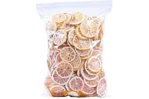 (1.1lbs) Dried Lemon Slices, Lemon Tea, Sour and Refreshing Citrus, Sugar Free, Vegan & Kosher, 500g (17.6)