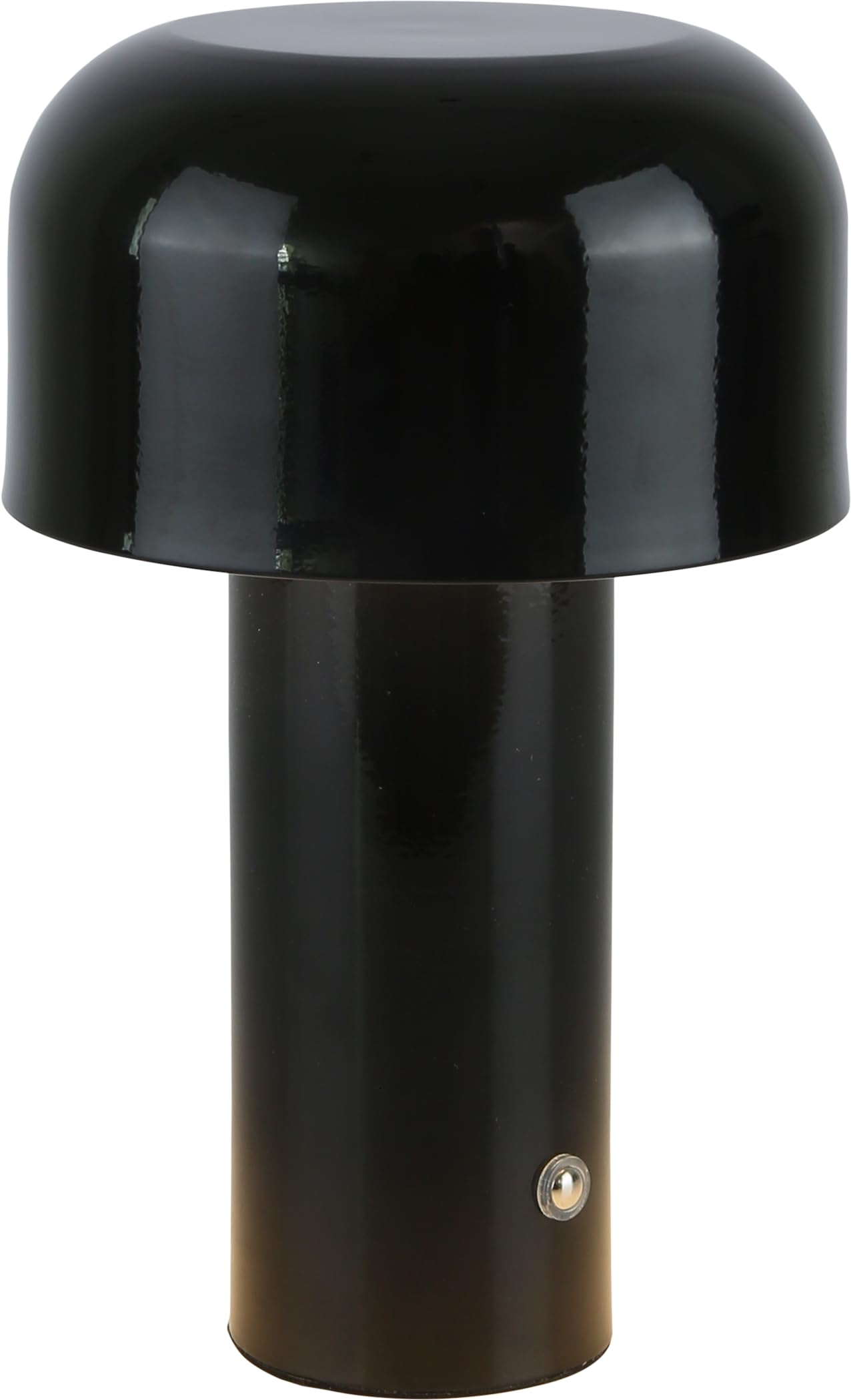 TEKLED® Elegance Table Lamp 3 Lighting Colors Brightness | Dimmable Decorative LED with Touch Control |1800 mAh, USB Rechargeable Desk Lamp| for Bedroom, Living Room, Cafe, Bar - Mushroom - Black