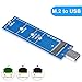 ELUTENG M.2 SATA/NGFF to USB Adapter (Not for NVME/PCIE SSD) B Key and B&M Key SSD to USB 3.0 Reader Card Compatible for M.2 SATA NGFF USB Drive Coverter Adapter 5Gbps