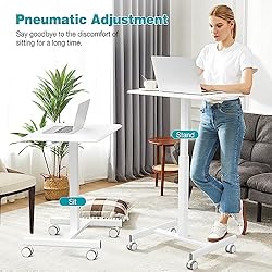 DUMOS Standing Height, Mobile Portable Rolling
