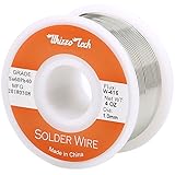Whizzotech Solder Wire 60/40 Tin/Lead Sn60Pb40 with Flux Rosin Core for Electrical Soldering 4oz/100g Diameter 0.039 Inch/1mm (4oz-1mm)