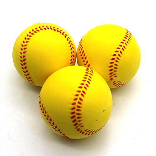 Avesfer Practice Baseballs Foam Softballs Training Sporting Batting