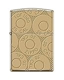 Zippo Custom Lighter Design .50 Cal Round 2nd Amendment Gun Rights Armor Case Windproof Collectible Lighter - Cool Cigarette Lighter Case Made in USA Limited Edition & Rare