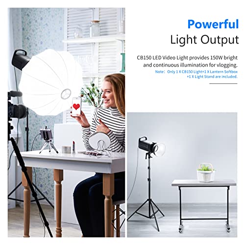 Neewer 150W LED Video Light, CB150 5600K LED Continuous Lighting Kit
