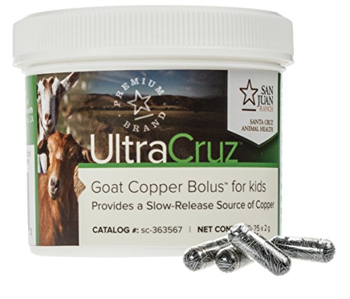 UltraCruz Goat Copper Bolus for kids, 25 X 2 grams