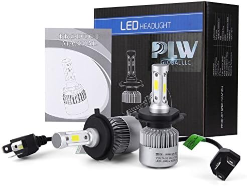 PLW S2 Auto Led Headlight lighting System, H4 6500K IP68 Spec with powerful 12,000 rpm turbo Cooling Fan and high efficiency heat Control