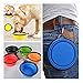EDOTFISH Silicone Collapsible Dog Bowl Travel Portable Dog Bowl(12oz) Portable Foldable and Expandable Travel Bowl/Pet Food Bowl/Cat Water Bowl