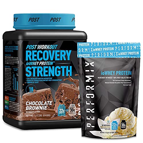 Performix ioWHEY Protein Powder Bundle Chocolate Brownie and Vanilla