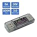 PEMENOL USB Digital Power Meter USB Load Multimeter Voltage Current Battery Power Capacity Charger Temperature Tester with Fast Charging Protocol Detection 0.96 IPS Color Display