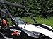 SuperATV Heavy Duty Scratch Resistant Clear Half Windshield for Can-Am Maverick (2013+) - Hard Coated for Extreme Durability - Installs in Minutes!
