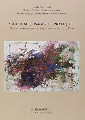 Coutume, usages et pratiques