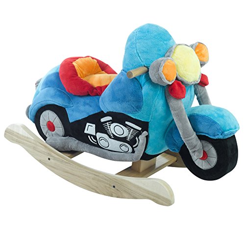 Rockabye Lil' Biker Motorcycle Rocker, One Size