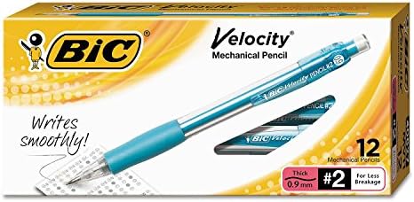 Product of BIC Velocity Original Mechanical Pencil.9mm, Turquoise, 12pk. - All Pencils [Bulk Savings]