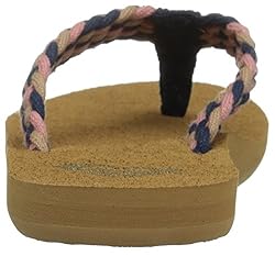 Roxy Girl's RG Porto Sandal Flip-Flop, Navy, 5 M US