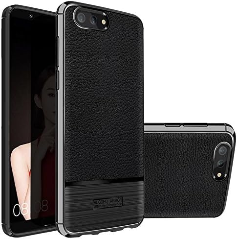 Honor View 10 Case,Ultra Thin Light Weight Slim Fit Case Carbon Fiber Premium Shock Absorbing TPU Bumper Full Protection Cover for Huawei Honor V10/ Honor View 10 (Black)