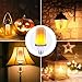 NSEN Flame Light Bulbs, Flickering Light Bulbs, E26 Base LED Bulb, Upside Down Effect, Flicker Bulb or Halloween Decorations/Hotel/Bar Party Decoration (Orange)