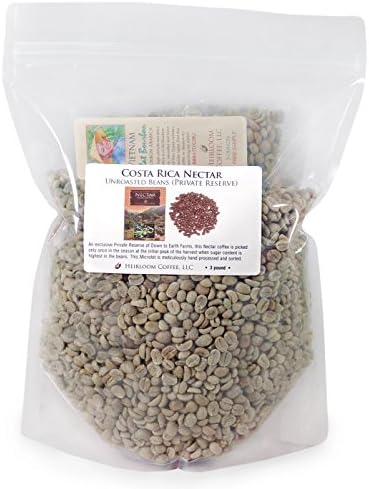 Costa Rica Dota Estate, Green Unroasted Coffee Beans (3 LB Nectar)