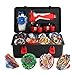 3T6B Bey Battling Top Burst Launcher Grip Set Storage Box Top Burst Gyros 4D with Launcher Burst Toys for Children + Portable Storage Box Case