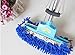 King's Deal (Tm) 12pcs (6 Pairs) Dust Floor Cleaning Slippers Shoes Mop House Clean Shoe Cover Multifunction (12Pcs Sapphire Blue)