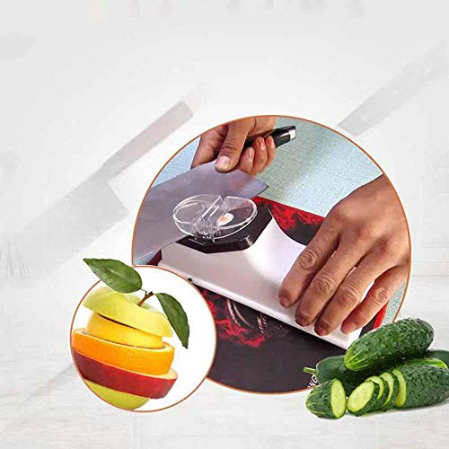 Professional Electric Knife Sharpener, Small Multifunctional Kitchen Knife Sharpener, Sharpens Dull Knives Quickly Safe and Easy to Use, Knife Sharpener System for All Kinds Cutlery, Chefs Best Choice