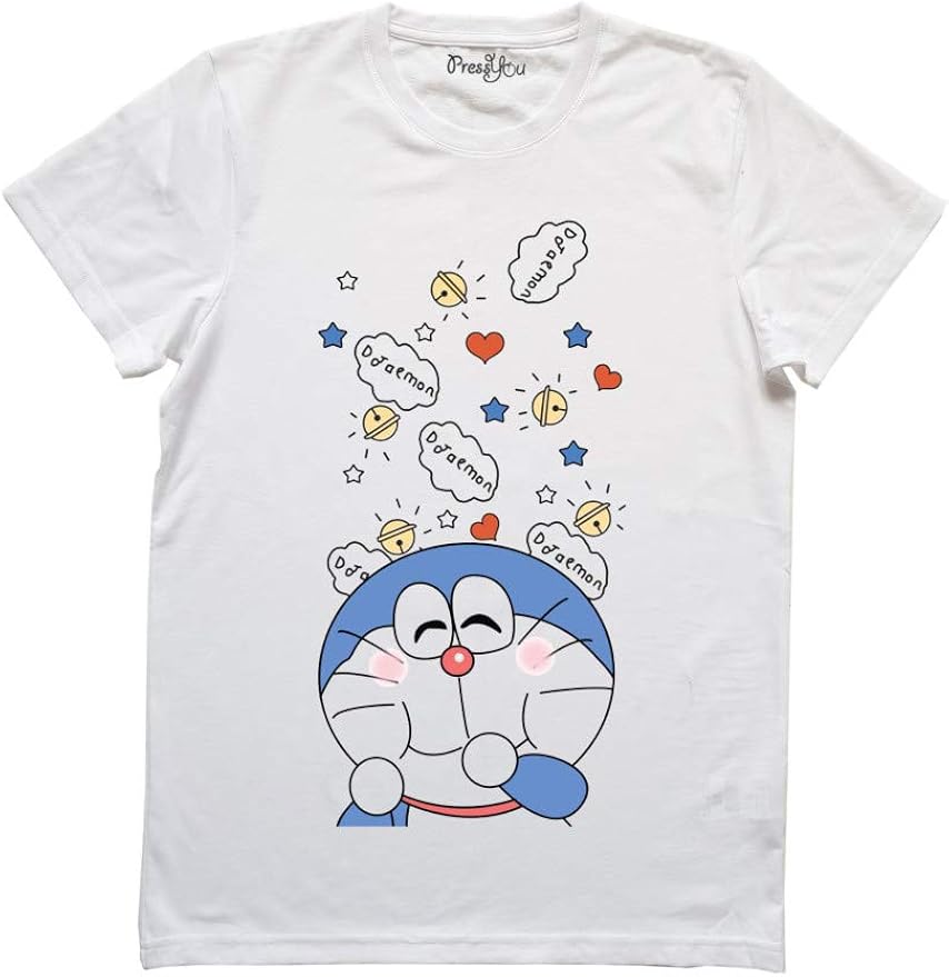 TShirt Maglietta Doraemon Dream Anime Manga Anni 80 Cult Color Uomo