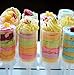 Csdtylh Round Shape Clear Push-Up Cake Pop Shooter (Push Pops) Plastic Containers with Lids, Base & Sticks, Pack of 24