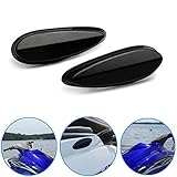 kemimoto for Yamaha VX110 Deluxe Mirror Block Off Base Plates PWC WaveRunner RH VX Deluxe 110 Cruiser Sport 2005-2009