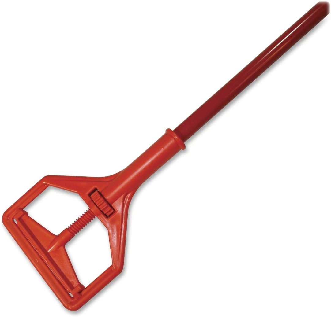 Impact Janitor Style Screw Clamp Mop Handle, Fiberglass, 64, Safety Orange (94)