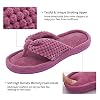 ULTRAIDEAS-Womens-Memory-Foam-Flip-Flop-Slippers-with-Cozy-Terry-Lining-Moisture-Wicking-Open-Toe-Slip-On-Spa-Thong-Sandals-Mules-Ladies-House-Shoes-with-Indoor-Outdoor-Anti-Skid-Hard-Rubber-Sole