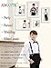 AWAYTR Child Kids Suspenders Bowtie Set - Adjustable Suspender Set for Boys and Girls (25Inches (3 Years to 6 Years),Navy blue)