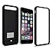 Nekteck Battery Case 4000mAh Compatible iPhone 6 Plus / 6S Plus Battery Case External Protective Charger Charging Case Backup Pack Cover Juice Bank – Black