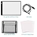 selizo A4 Tracing Light Box Tracer LED Tracing Pad with Light Box Stand and Tracing Paper for Diamond Painting Drawing Sketching Animation