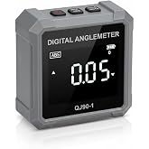 Digital Level Angle Finder Magnetic with Magnetic Base &amp; Backlight Display | Angle Gauge with Backlight Compact Angle Measuring Tool Inclinometer for Woodworking Construction Table Saw gift for Men