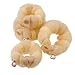 iWenSheneg Hot Buns 4 Pieces Magic Hair Styling Twist Ring Former Shaper Chignon Bun Maker Curler Accessory (2 Large & 2 Small) (Beige)