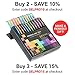 DOODLE ART PRO Glitter Gel Pens with Metallic Set of 24 for Adult Coloring Books - Assorted Colors Gel Pens Set, Fine Tip, Quick Dry, Professional Coloring Pen