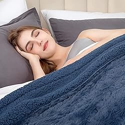 joybest Faux Fur Throw Blanket for Couch, Tie-Dye