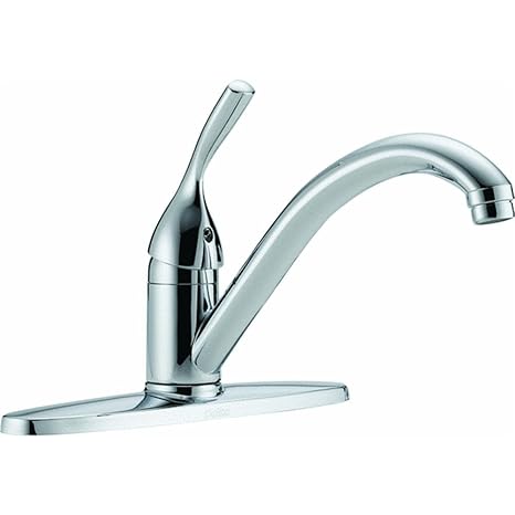 Delta Faucet Gid 100lf Single Handle Kitchen Faucet Chrome