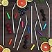 iCooker 8 Pack Reusable Stainless Steel Straws with Colorful Silicon Tips & Carry Bag Ultra Long 10.5 Inch Drinking Metal Straw