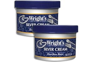Wright's Silver Cream By Weiman 8 Ounces /227 G (Pack of 2)