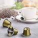 50 Schaffhauser 100% Ultra-Premium Wood Fire Roasted Artisanal Coffee Pods for Less Bitterness and Great Crema, Nespresso OriginalLine Compatible Capsules, Free Trade Italian Grand Cru-Lungo Dolcetto