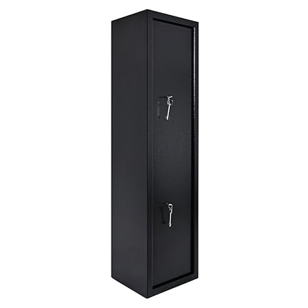 Britoniture 10 Gun Cabinet With Internal Ammunition Box Security