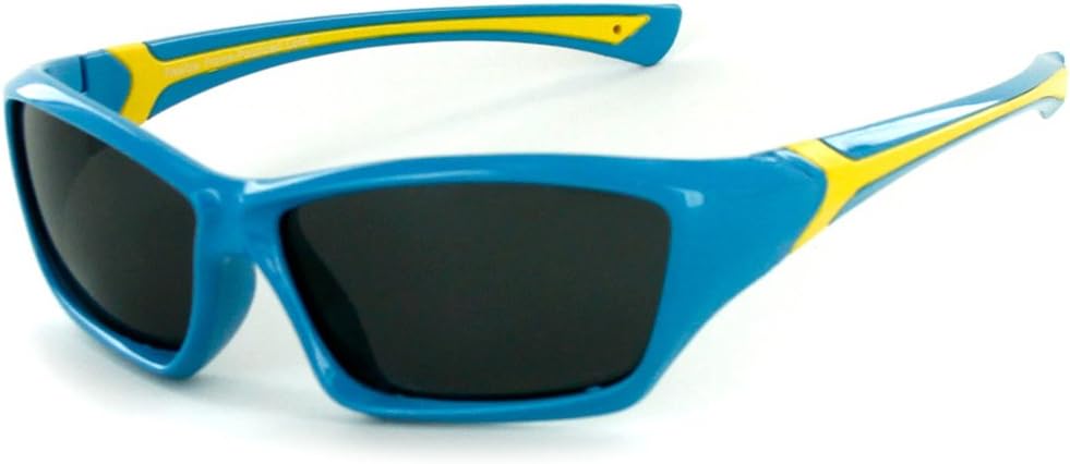 Aloha Kids"Splash" Polarized, 100% UV, Wrap Around Sunglasses for Boys and Girls