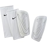 Nike Mercurial Lite Soccer Shin Guards (Large) White, Black