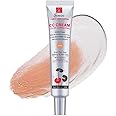 Color Correcting CC Cream with SPF 25, Coverage Lightweight Foundation, Hydrating Serum, Even Skin Tone Makeup and Skin Care, Boost Radiance, Refine Skin Texture, Avoid Sun Damage (Dark, 1PCS)