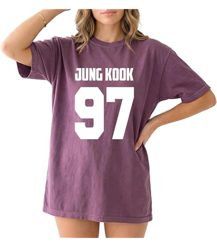 Amazon.com: Jung Kook 97 Black Small Unisex T-Shirt : Clothing
